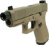 Glock 19 V, 9mm, 4.60" Threaded Barrel, 15 RDs, FDE Cerakote 