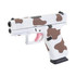 Glock 43X, 9mm, 3.41" Barrel, 10 RDs, Brown Cow Print 