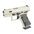 Glock 43X, 9mm, 3.41" Ported Barrel, 15 RDs, Banshee, Black and Tan 