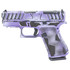 Glock 43X MOS, 9mm, 3.41" Barrel, 10 RDs, Anime Purple Cerakote 