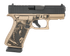 Glock 43X MOS Kodiak, 9mm, 3.41" Barrel, 15 RDs, Tan / Black 