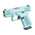 Glock 43X, 9mm, 3.41" Barrel, 15 RDs, Battle Worn Robins Egg Blue Cerakote 