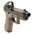 Glock 19X V w/ Holosun 407C, 9mm, 4.60" Threaded Barrel, 17 RDs, Flat Dark Earth 