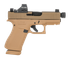 Glock 43X w/ Holosun HS407K X2, 9mm, 3.41" Threaded Barrel, 15 RDs, FDE 