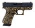 Glock 43X, 9mm, 3.41" Barrel, 15 RDs, Twilight Glitter Slide/Cheetah Frame 