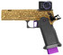 Tee Gun Vault "Rivet" w/ Aimpoint ACRO-P2, 9MM, 5.00" Ported Barrel, 20 Rds, Bronze/Purple 