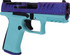 Walther PDP F-Series, 9MM, 4.00" Barrel, 15 Rds, Purple Glitter/Baby Blue 