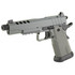 Tisas 1911 Night Stalker DS, 9MM, 5.55" Threaded Barrel, 17 Rds, Platinum Gray Cerakote 