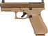Glock G19X V MOS, 9MM, 4.02" Barrel, 19 Rds, Coyote Brown nPVD 