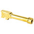 Zaffiri Precision Glock 43/43X, 9MM, 3.9" Threaded Barrel, Gold Titanium Nitride Finish 