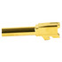 Zaffiri Precision Glock 43 Match Grade Barrel, 9MM, 3.3" Flush Crown, TiN Gold 
