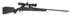 Savage Arms 110 Apex Hunter XP Left Hand w/ Vortex CrossfireII 3-9x40 Scope, 223 REM, 20.00" Barrel, 4 Rds, Matte Black 