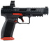 Canik SFx Rival, 9MM Luger, 5.00" Barrel, 18+1 Rds, Black w/Red Accents - 787450961043 
