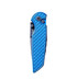 Pro-Tech TR-3 Integrity Thumbstud Manual, CPM-MagnaCut Blade, 3.50" DLC Black Blade, Blue Relic Textured Aluminum Handle 