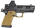 Staccato HD C4X w/ Trijicon RMR HD 3.25 MOA, 9MM, 4.00" Compensated Barrel, 15 RDs, FDE/DLC Black 