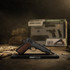 GoatGuns 1911 Timeless, Die-Cast Metal Scale Model Kit, Realistic Moving Parts, Polished Black, Matte Black 