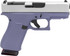 Glock 43X MOS Apollo Custom, 9mm, 3.41" Barrel, 15 RDs, Universal Optic Cut, Crushed Orchid Frame / Satin Aluminum Slide 