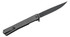 Ocaso Solstice, CPM S35VN Straight Back Blade, Carbon Fiber Handle, Flipper Liner Lock Folding Knife, Black 