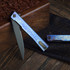 Ocaso Solstice, Black PVD CPM S35VN Straight Back Blade, Anodized 