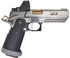 Taran Tactical Innovations TTI Viper, 9mm, 4.50" PVD Ported Island Barrel, 20 Rds, w/ Trijicon RMR HD, Polished Snake Scales Finish, Silver 