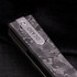 Ocaso Solstice, Damasteel DS93X Straight Back Folding Knife, Bifrost Pattern, Black 