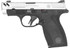 Smith & Wesson PC Bodyguard 2.0 Carry Comp, .380 ACP, 3.10" Ported Barrel, 10 Rds, 10/12 Rds, Silver/Black Two-Tone 