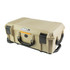 Pelican Vault V525PF7, 7-Pistol Rolling Case, Precut Foam, Tan 