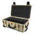 Pelican Vault V525PF7, 7-Pistol Rolling Case, Precut Foam, Tan 
