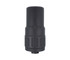 Stealth Additive Works Tisha, 9MM, 4.10" Overall Length, Grade 5 Titanium Construction, 1/2x28 Direct Thread, Black 