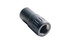 Stealth Additive Works Tisha 9MM, 4.1" Overall Length, Grade 5 Titanium, 1/2x28 Direct Thread, Black 