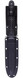 Ka-Bar EK44 Ek Model 4, 6.63" Fixed Double Edge Spear Point, Stonewashed 1095 Cro-Van Blade, Black GRN Handle, Includes Sheath 
