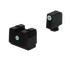 Rival Arms RA4B231G, Green Tritium Night Sights, MOS Height Front/U-Notch Rear, Stainless Steel 