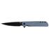 Columbia River LCK+, 3.38" Blade, Gray G10 Handle, Black Oxide Finish 