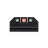 Night Fision Optics Ready Stealth Night Sight Set, Orange Front, Black Back, for Ruger Max 9 
