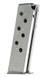 Walther PPK, Magazine, 7 Rds, Flush-Fit Nickel-Plated Steel, Nickel 