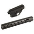 Grey Ghost Precision AR-10 Receiver Set, Receiver, Billet Lower/Upper w/ 15" M-LOK Handguard, Hard Coat Anodized Black 
