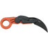 CRKT Provoke, 2.47" Folding Plain Black Stonewashed 4116 Stainless Steel Blade, Orange Grivory Handle, Includes Pocket Clip 
