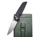 Pro-Tech TR-3 Integrity Thumbstud Manual, 3.5" Stonewash MagnaCut Blade, Double Thumb Studs, Black 
