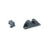 Night Fision Glock 19/47 Blank Front and Rear Sights, Black Nitride Finish 
