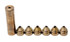 Tuna Cans 30Cal S Silencer, 6-Baffle 17-4 Stainless Steel, Gold 