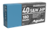 Aguila .40 S&W JHP, 180 Grain Handgun Ammunition, 50 Rounds 