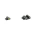 Night Fision NF Tritium Sight Set, Smith & Wesson Bodyguard 2.0, Yellow Front/Black Rear, Black Finish 