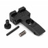 Wilson Combat Ruger GP100, Adjustable Rear Sight, Serrated Blade U-Notch, Black 