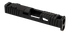 Zaffiri Precision IBS Slide for Glock 43X, RMSC Optic Cut, Black 