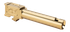 Zaffiri Precision Glock 19 Gen 5 Integrated Blowhole System Barrel, 3.89" Gold TiN Finish 