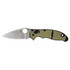Spyderco Manix 2 Salt, CPM MagnaCut Blade, Black and Yellow G-10 Handle, Satin Finish 