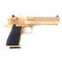 Magnum Research Desert Eagle Mark XIX, 44 REM MAG, 6.00" Barrel, 8 Rds, Threaded Barrel, Gold Zirconium Nitride 