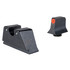 Trijicon HD XR Suppressor/Optic Height Night Sight Set, Green Tritium Orange Outline, Black Finish 