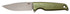 S.O.G Altair FX, 3.40" Fixed Plain Satin TiNi Cryo CPM 154 SS Blade, Field Green GRN Handle 