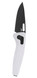 S.O.G One-Zero XR, 3.10" Folding Plain Black Chrome Cryo CPM S35VN Steel Blade, White Sculpted Aluminum Handle 